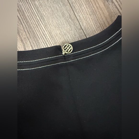 Tommy Hilfiger Black Button Sheath Dress Womens 14 NWOT Security Tag Loop - Picture 4 of 5